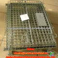 Cage de stockage de stockage 1000 * 800 * 840mm pliable